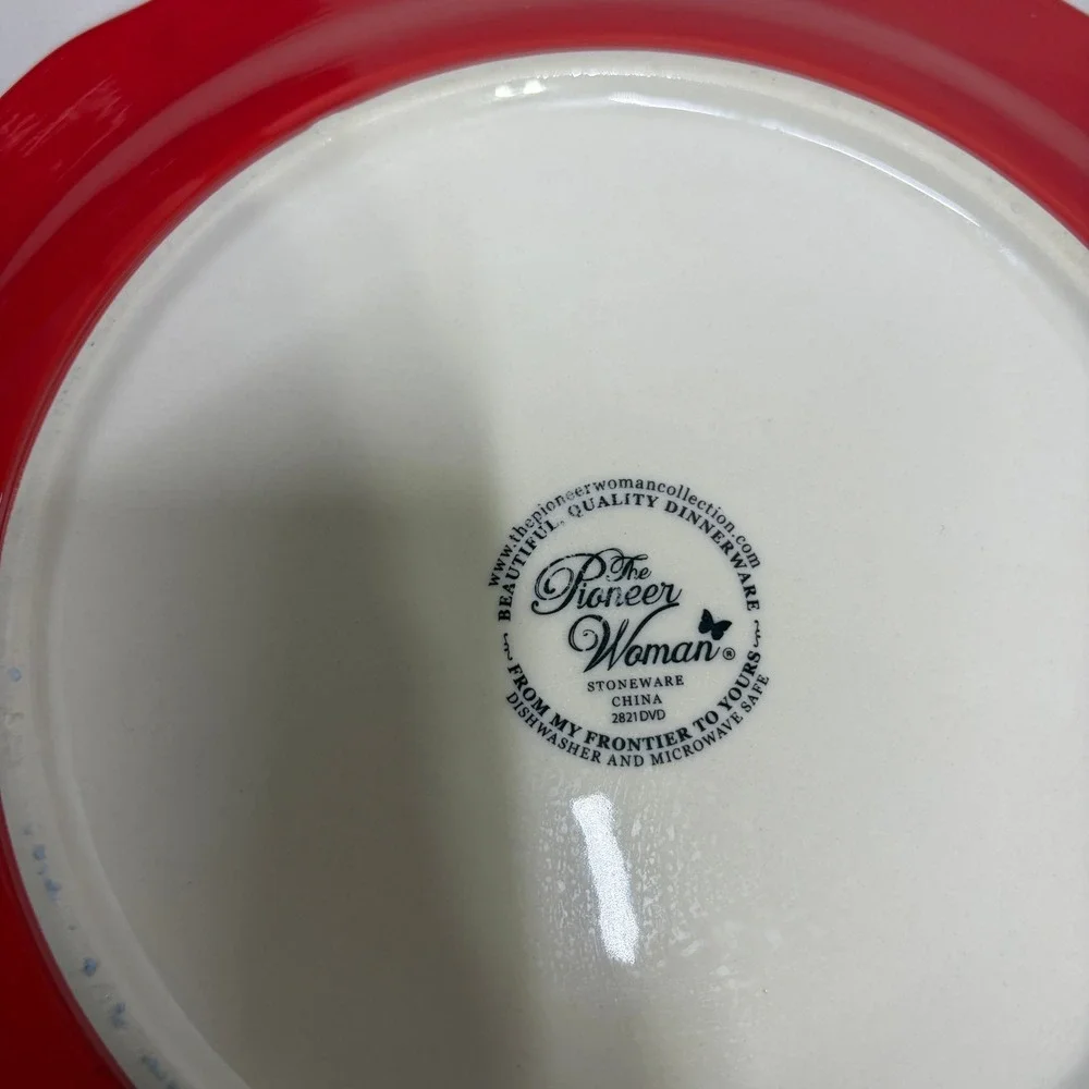 Set of 4 The Pioneer Woman Blossom Jubilee Dinner Plate 10.5